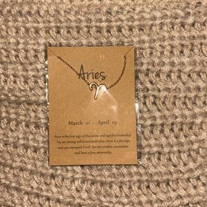 Brand new Aries necklace